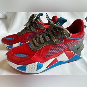 Puma RX-S Retro red and steel grey men’s size 6 shoes